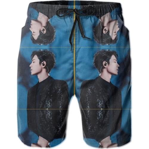 Summer Men Causal Short Breathable Quick Dry Humor Graphic The Untamed running THE UNTAMEDS Poster(1) Pants
