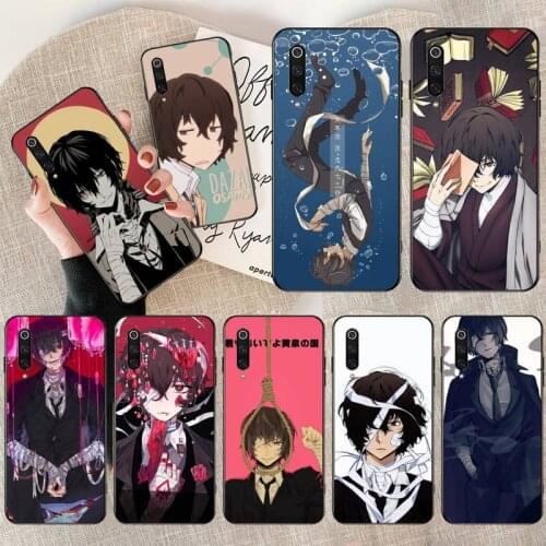 Anime Bungou Stray Dogs Dazai Osamu Phone Case for Xiaomi Mi Note 10 Lite Mi 9T Pro xiaomi 10 10 CC9 Pro 9SE