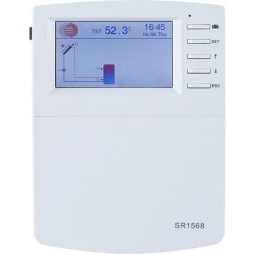 Solar Water Heater Controller SR1568 With 23 System Programmer Thermal Energy Transfer Between Tanks