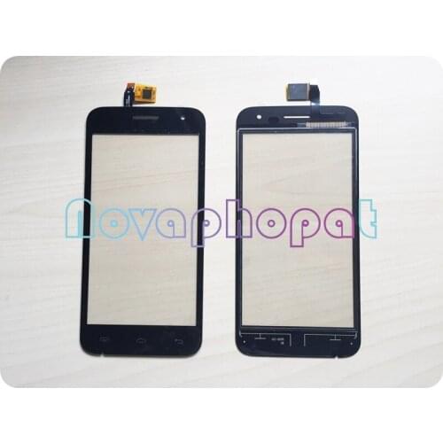 Novaphopat Black Touchscreen For Doogee Voyager DG310 DG 310 Touch Screen Digitizer Screen Replacement + Tracking
