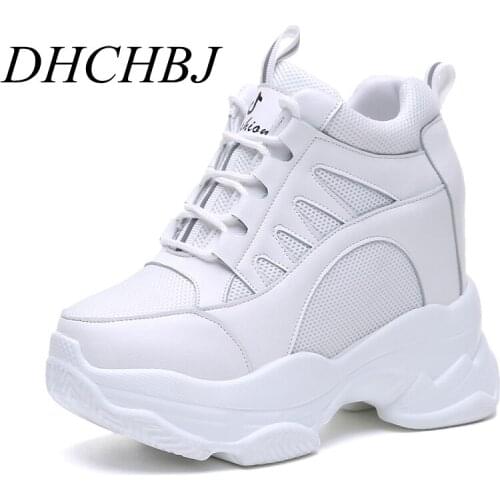 New Women Shoes Sneakers Autumn Women High Heels Platform Shoes Black Sneakers Casual Woman Wedges Shoes Ladies Deportivas Mujer