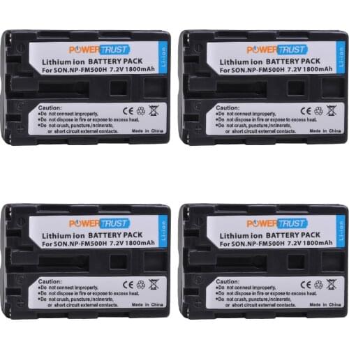 NP-FM500H 1800mAh NP FM500H Battery for Sony NP-FM500H Alpha SLT A57 A58 A65 A77 A99 A77V A77II DSLR-A100 A200 A350 A450 A500