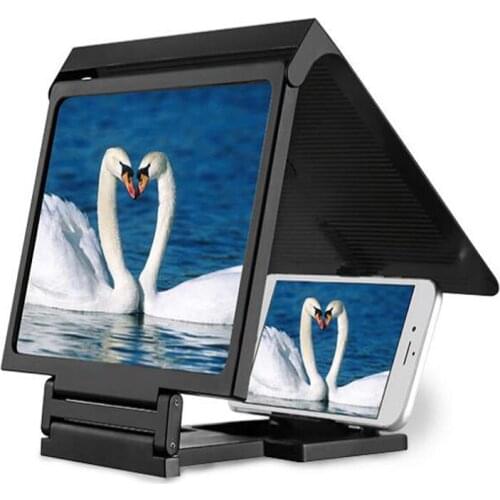 3D Video Screen Magnifier Mobile Phone Screen Magnifying Display Adjustment Expander Projector For Smart Phone Mobile Magnifier