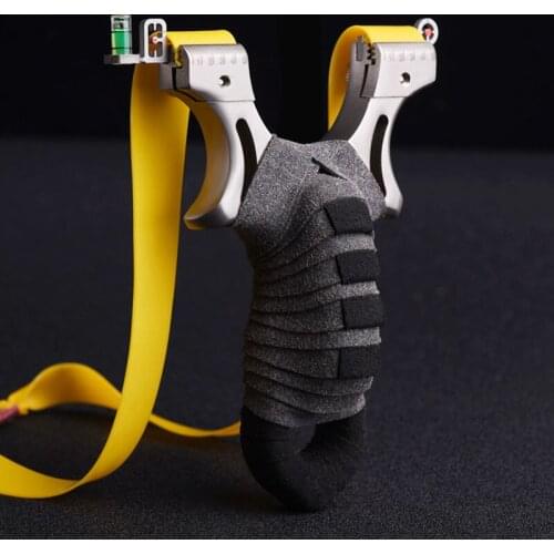 Slingshot Hunting Stainless Steel Catapult High Quality Shooting Sling Shot Outdoor Sport Game with Flat Rubber Band New