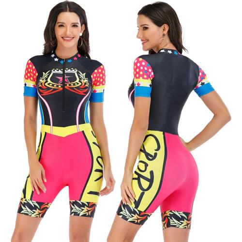 Rashguard Sexy Women 1 Piece Bathing Suit Surfing Swimwear Short sleeve Monokini Surf Rash Guards