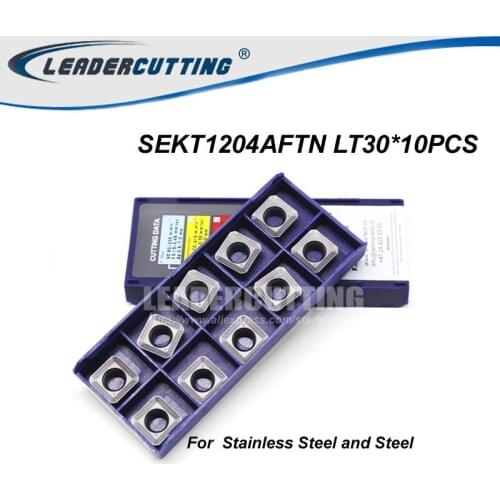 SEKT1204AFTN LT30 SEKN1504AFTN LT30 SEKN1203AFTN LT30 *10 pcs LAMINA Milling Inserts for Face Milling Cutter,Milling blade