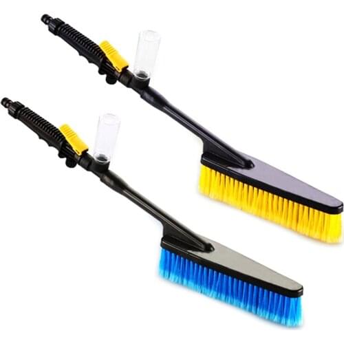 Auto Car Wash Brush Multifunctional Cleaning Tool With Foam Device Exterior Retractable Long Handle Car Cleaning Brush Accessor