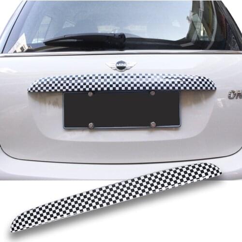 Car Styling Rear Trunk Door Cover Case Sticker Trim Moulding Protector Modification for Mini Cooper R56 R57 R58 R59 Accessories