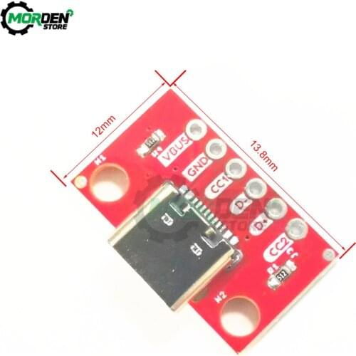TYPE-C Female Test Board USB3.1 16P to 2.54 High Current Power Adapter Board Module Power Supply Dropship