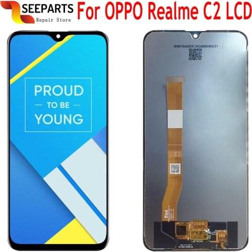 LCD Display RMX1941 For OPPO Realme C2 A1k LCD Touch Screen Digitizer Full Asselbly Replacement Oppo A1k LCD CPH1923 RMX1945