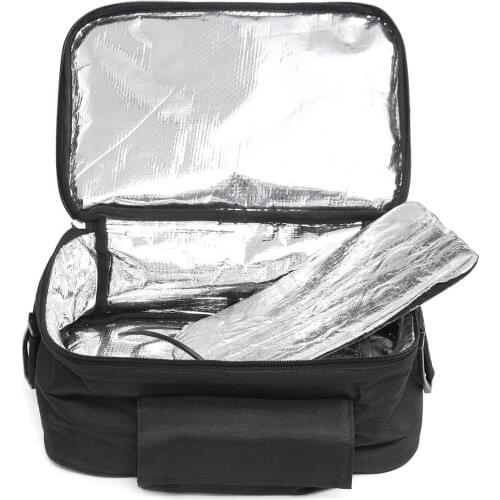 12V Portable Electric Stove Electric Lunch Box Mini Food Warmer 8.75"W x 6.75"L x 2.5"H for Car Truck Caravan Camping