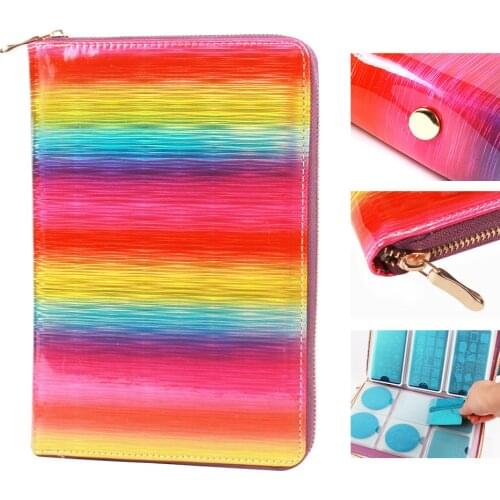 2 Colors Nail Art Stamping Plate Holder Storage Nail Art Stamping Plate Organizer Empty Case For 6*12CM /6*6CM Plate Holder