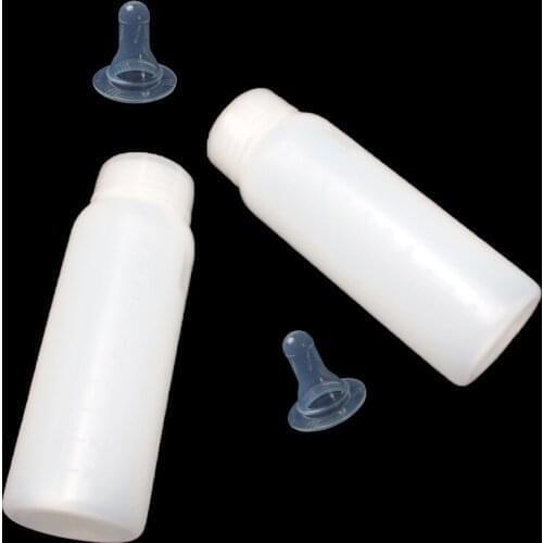 30PCS Wholesale Milking Nipple Drinker Bottle 250ml Soft Drinking For Sheep Lamb Piglet Pet Dog Puppy Cup Nursery Tools Supplies