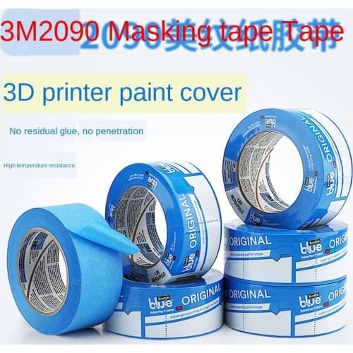 3m2090 Blue Masking Paper Tape Test Tape Ship Spraying Masking Tape 3D Printer Special Beautiful Seam Special