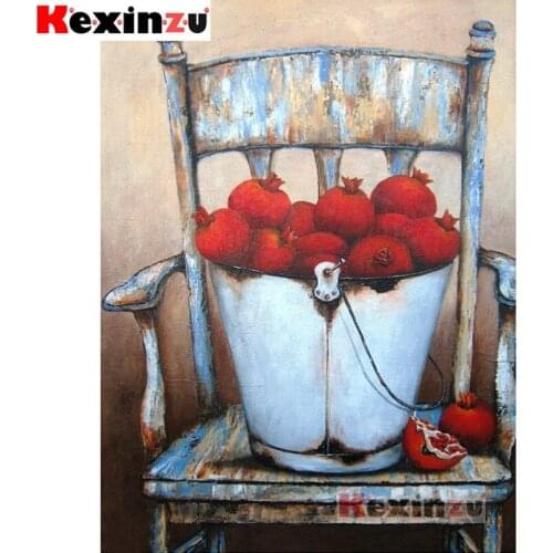 2020 new Full 5D DIY Square/Round Drill Diamond Painting "pomegranate" 3d Diamond Embroidery Cross Stitch Decor Gift K@46150