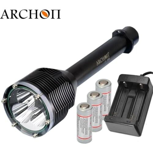 ARCHON D33 W39 Diving Flashlight 3* CREE XM-L2 U2 max 3000 lumen Underwater 100 meter waterproof diving Spotlight outdoor torch