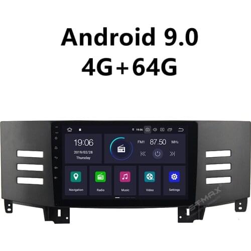 JSTMAX 9'' Android 9.0 4G + 64G ISP Screen Car Radio Stereo Player For Toyota Reiz Mark X 2005-2009 DSP Player GPS Navigation