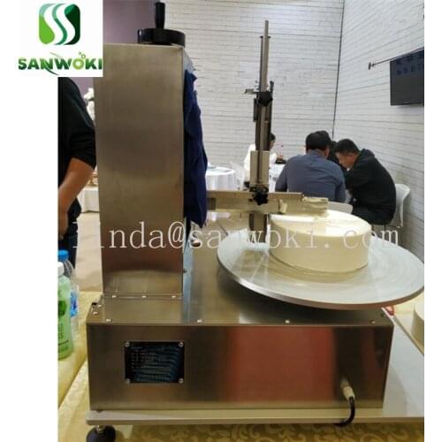 Automatic birthday cake decorating icing machine cream cake making machine cake cream clothing machine cake smear machine