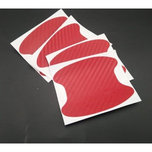 4pcs car carbon fiber handle protective film universal sticker for Land Rover Range Rover/Evoque/Freelander/Discovery