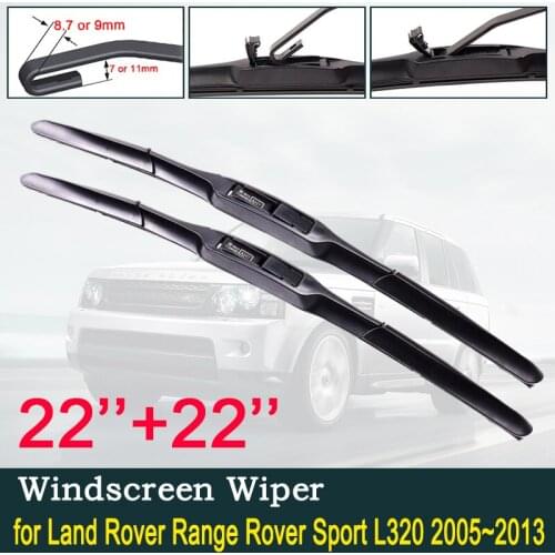 For Land Rover Range Rover Sport L320 2005~2013 2006 2007 2008 2009 2010 Front Windshield Wipers Car Wiper Blade Car Accessories