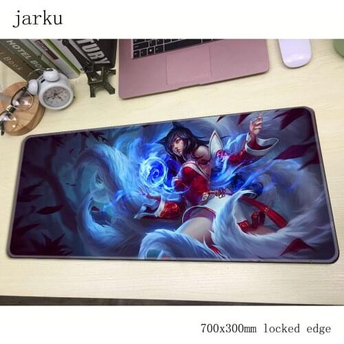 Ahri pad mouse computador gamer mause pad 700x300X2MM padmouse big High-end mousepad ergonomic gadget office desk mats