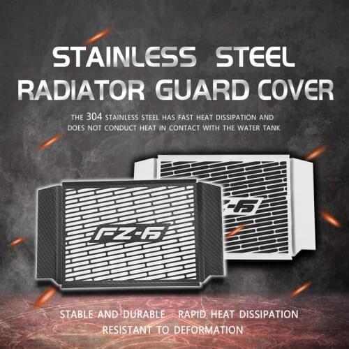 Motorcycle Radiator Guard Grille Protector Metal Cover For FZ6 FZ 6 FAZER 2006-2010 2007 2008 2009 06 07 08 09 Models