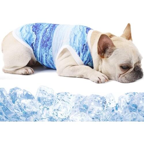 Soft Ventilate Summer Dog Cooling Vest Pet Cooling Harness For Dogs Cooling Fabric Material Quick Release Pet Dog Clothes