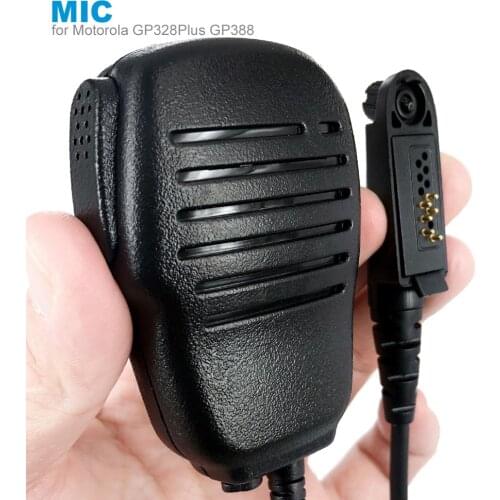 New Speaker Mic Microphone for Motorola GP328Plus GP344 GP388 Plus GP366R GP644 GP688 GL2000 Walkie Talkie Two Way Radio