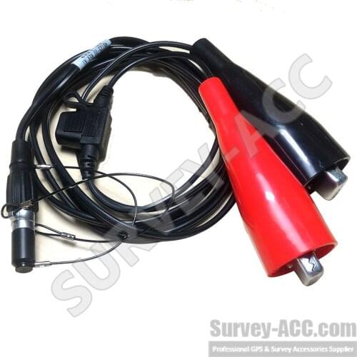 NEW Trimble Power Cable for Trimble R8 R7 R6 5700 5800 wire to Alligator clips Trimble 7pin cable