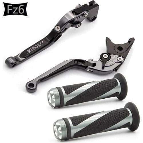 CNC Motorcycle Brake Clutch Levers Handlebar Knobs Handle Hand Grips For Yamaha FZ6R 2009-2015 2009 2010 2011 2012 2013 2014