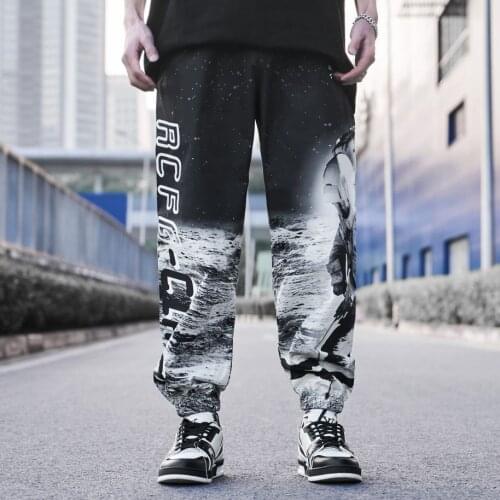 Streetwear Fashion Graphic Jogger Pants Men