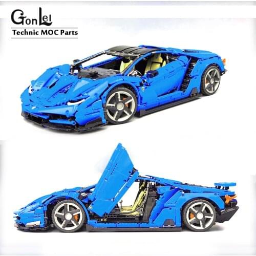 High-Tech MOC Serries Centenario 1:8 hypercar Sports Car Daniel MOC-39933 Building Block Bricks Model DIY Toys Gifts