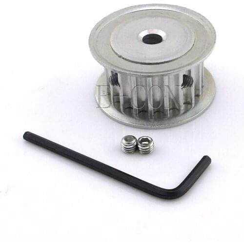 10pcs/lot HTD5M20 Timing Pulley 20teeth Synchronization Alumium Bore 6mm/8mm/10mm Teeth Width 11mm for Stepper Motor 3D Printer