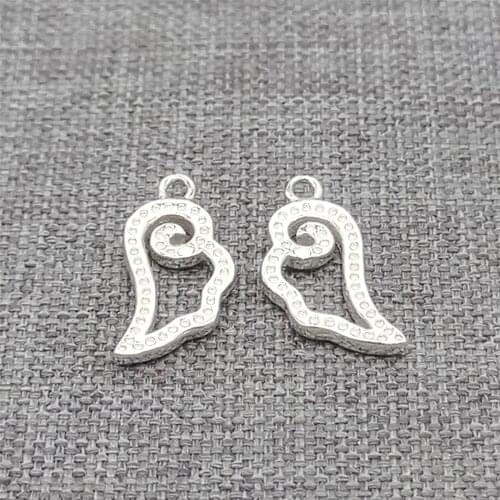 10pcs of 925 Sterling Silver Small Cloud Charms for Bracelet Necklace