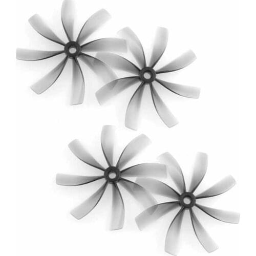 2pairs HQ Props 3 Inch 8-Blade Paddles Duct 76MMX8 Aperture 5mm FPV Propellers for Cinewhoop Ducted RC Racing Quadcopter DIY