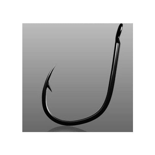 500Pcs/lot High Carbon Steel Fishing hooks no hole #1-15 Size jig head carp Fishing Gear Equipment Accessories