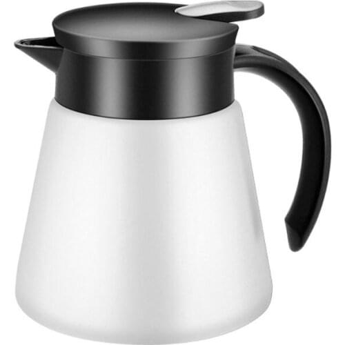 680/880ml Stainless Steel Double Wall Vacuum Flask Insulated Coffee Pot Thermos Milk Tea Water Jug Kettle
