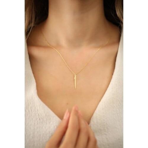 925 Sterling Silver Necklace Muslim Elif Model Rose Plated Accessory For Women Very Enjoyable Elegant And Stylish Neck Gift New