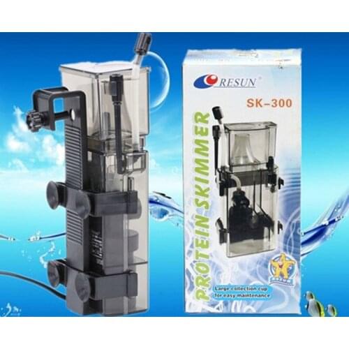 Aquarium Hanging On Protein Skimmer Ultra Quiet Water Pump for Marine Reef Coral Fish Tank Filter System 300L/H