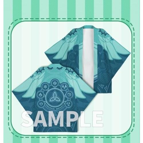 Anime Game GENSHIN Impact Game Fan Element Project Logo Two-dimensional Animation Peripheral Classic Jacket