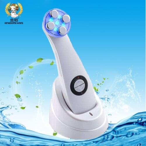 Mesotherapy Electroporation RF Radio Frequency Facial Rejuvenation Machine LED Photon Skin Care Face Lifting Tighten Massager