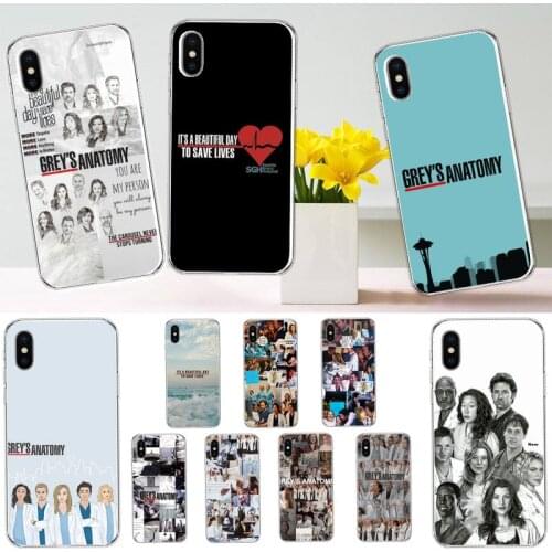 Greys Anatomy Nurse doctor Pattern TV show high quality Phone Case for iPhone 11 12 pro XS MAX 8 7 6 6S Plus X 5S SE 2020 XR