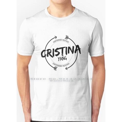 Cristina Defense Squad T Shirt 100% Pure Cotton Greys Anatomy Greys Arizona Anatomy Alex Karev Izzie Stevens Meredith Grey