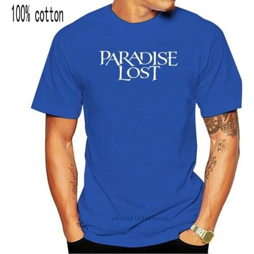 PARADISE LOST Logo T-shirt S-3XL Gothic Rock Black T Shirt Draconian Anathema Tees Brand Clothing Funny T-Shirt Top Tee