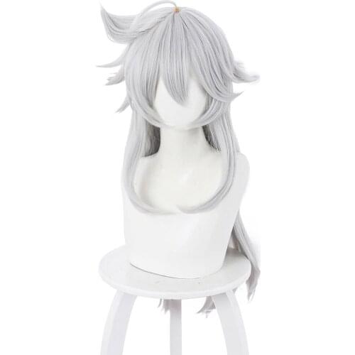 Genshin Impact Lei Ze Cosplay Wig Heat Resistant Synthetic Hair Carnival Halloween Party Props