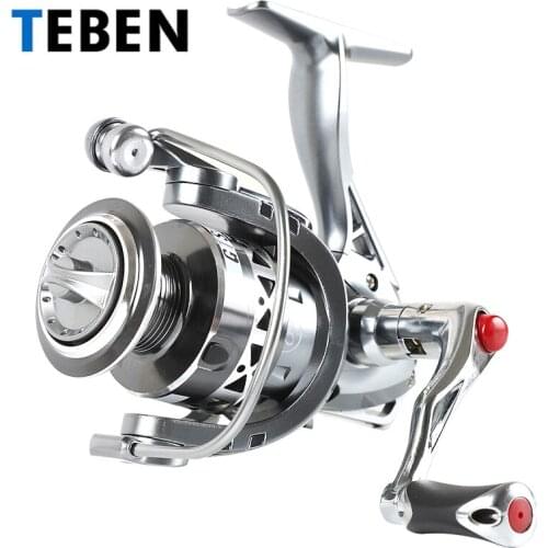 Teben Carp Spinning Fishing Reel GTS 1000-6000 8BB 5.2:1 Saltwater Fishing Reel Send Gift A Bag of Soft Insect Bait(30PCS)
