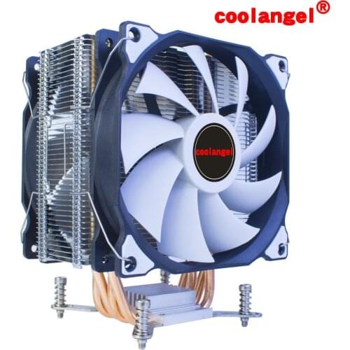 4 Heat Pipes CPU Cooler RGB 120mm PWM 4Pin PC quiet for Intel LGA 2011 X79 X99 1155 1366 AMD AM4 AM3 Motherboard CPU Cooling Fan