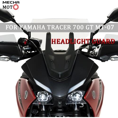 NEW For YAMAHA TRACER 700 Headlight Guard Tracer 700 GT MT-07 Motorcycle Accessories Head Light abs Protector Screen Lens Cover