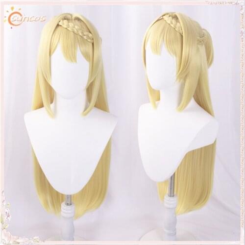 Anime Slime Taoshite 300-nen, Shiranai Uchi ni Level Max ni Nattemashita Azusa Cosplay Wig Golden Hair For Lolita Cosplay Party