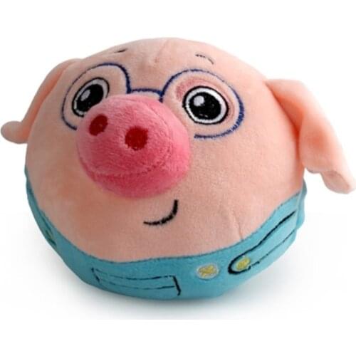 Plush Mini Cute Electric Jumping Pig Ball Fun Educational Toy Kids Birthday Gift